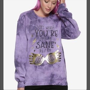 LUNA LOVEGOOD TIE DYE PULLOVER SWEATSHIRT